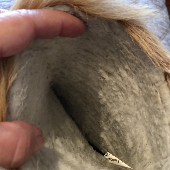 Sz 7W bear paw calf skin sheep lined winter boot - Picture 4 of 7